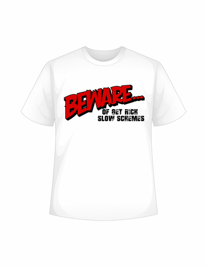 Beware Tee w/ Take Profit Wristband